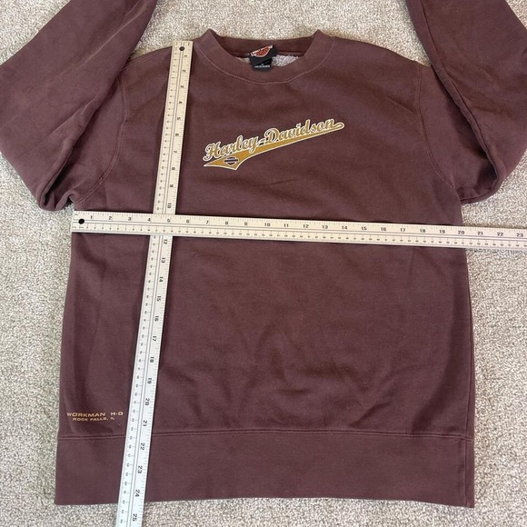 Harley-Davidson Women's Crew Neck Pullover Sweatshirt Biker Graphic - Picture 6 of 8